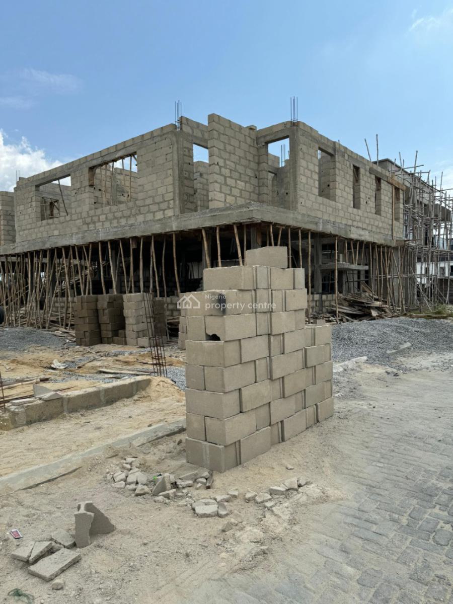 Well Secured Estate 3 Bedroom Semi-detached Duplex, Inside Hi-life Estate, Ogombo, Ajah, Lagos, Semi-detached Duplex for Sale