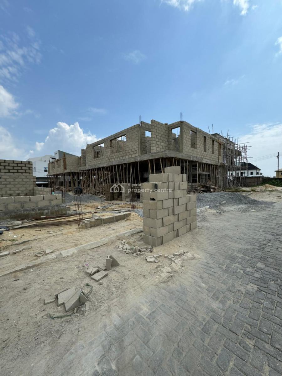 Well Secured Estate 3 Bedroom Semi-detached Duplex, Inside Hi-life Estate, Ogombo, Ajah, Lagos, Semi-detached Duplex for Sale