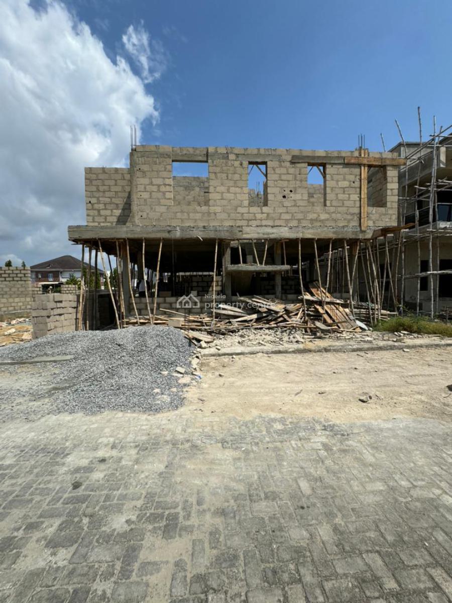 Well Secured Estate 3 Bedroom Semi-detached Duplex, Inside Hi-life Estate, Ogombo, Ajah, Lagos, Semi-detached Duplex for Sale