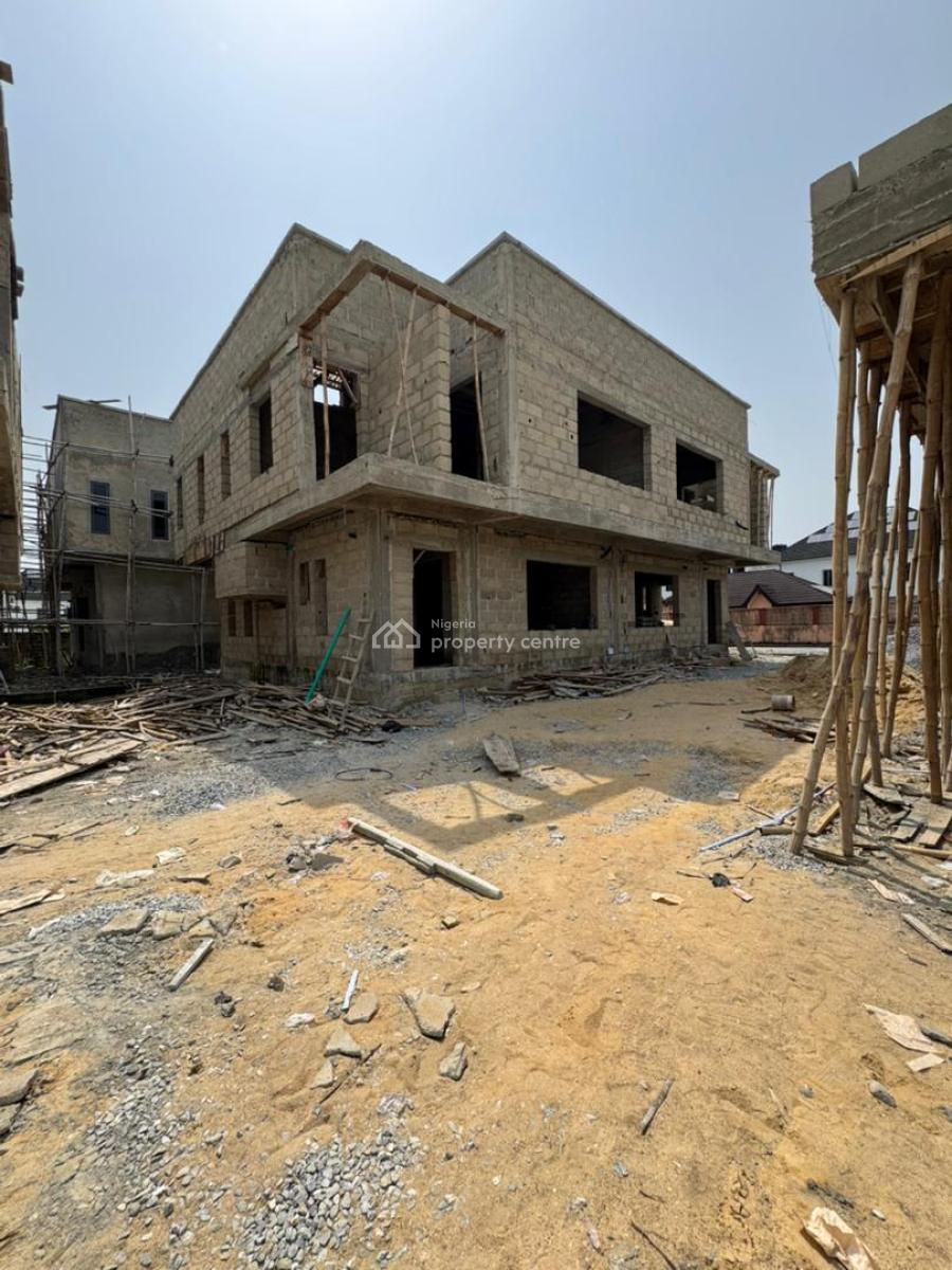 Well Secured Estate 3 Bedroom Semi-detached Duplex, Hi-life Estate, Ogombo, Ajah, Lagos, Semi-detached Duplex for Sale