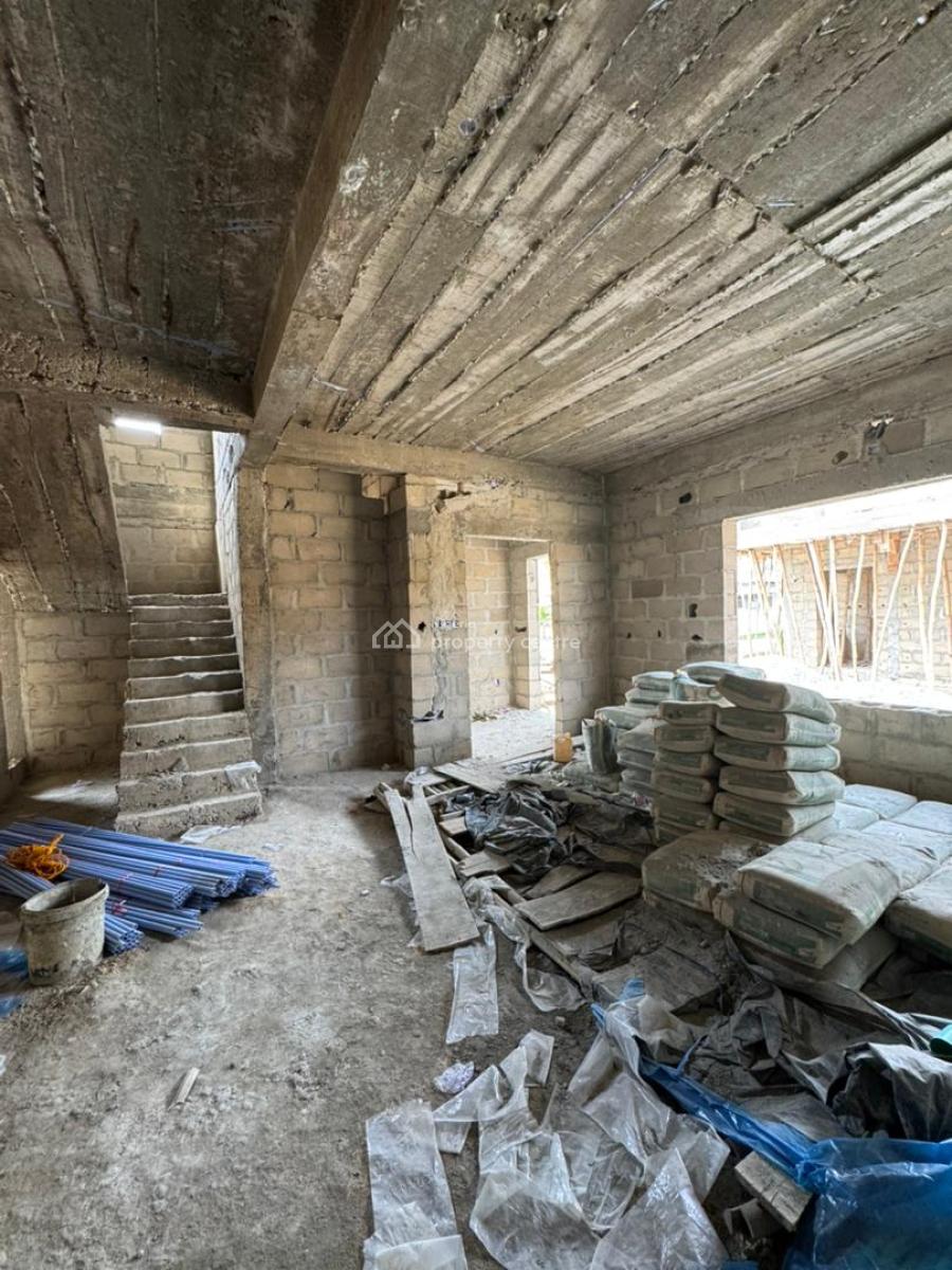 Well Secured Estate 3 Bedroom Semi-detached Duplex, Hi-life Estate, Ogombo, Ajah, Lagos, Semi-detached Duplex for Sale