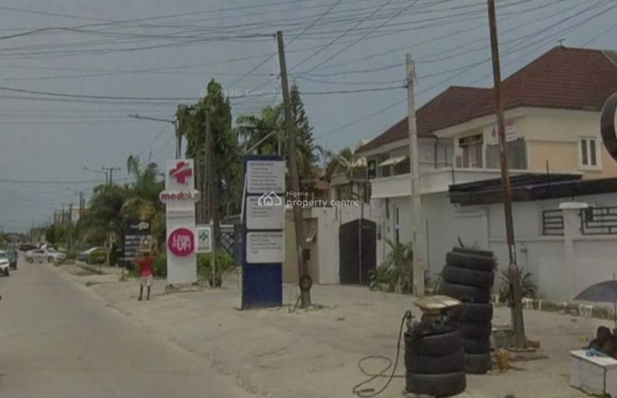 Land Measuring 1,034sqm with Stuctur3, Fola Osibo Street, Lekki Phase 1, Lekki, Lagos, Mixed-use Land for Sale