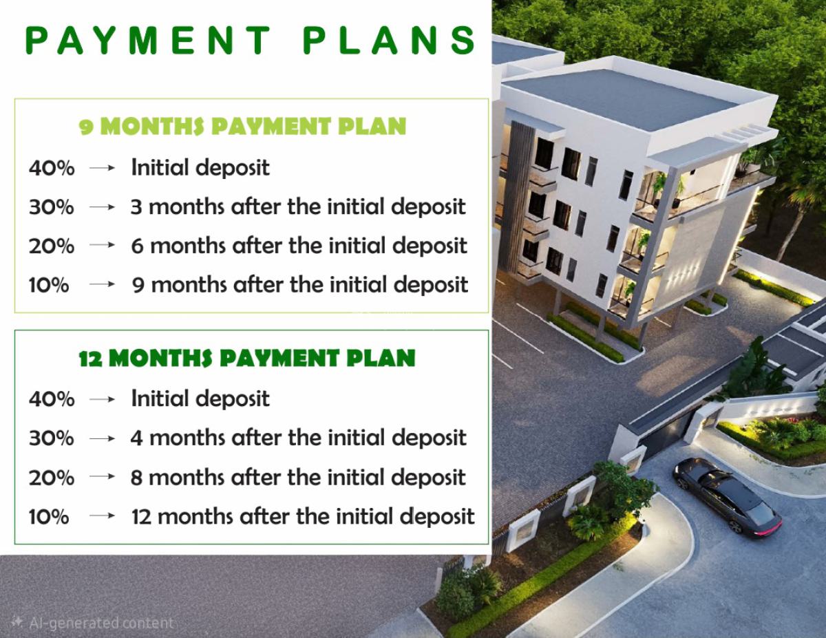 3 Bedroom Flats with Bq, Katampe By Jahi, Katampe, Abuja, Flat / Apartment for Sale