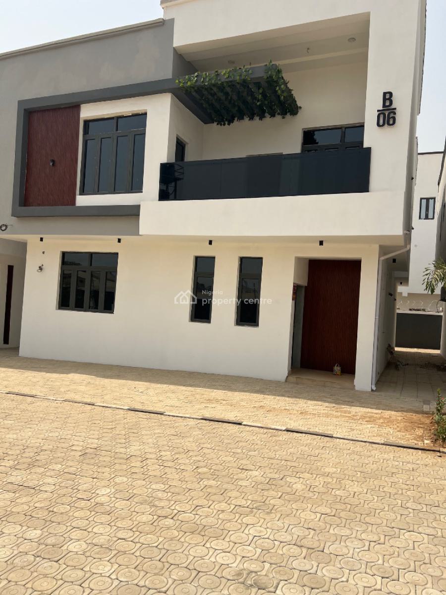 Brand New 4 Bedroom Fully Detached Duplex with Bq, By Mobil, Mabushi, Abuja, Terraced Duplex for Sale