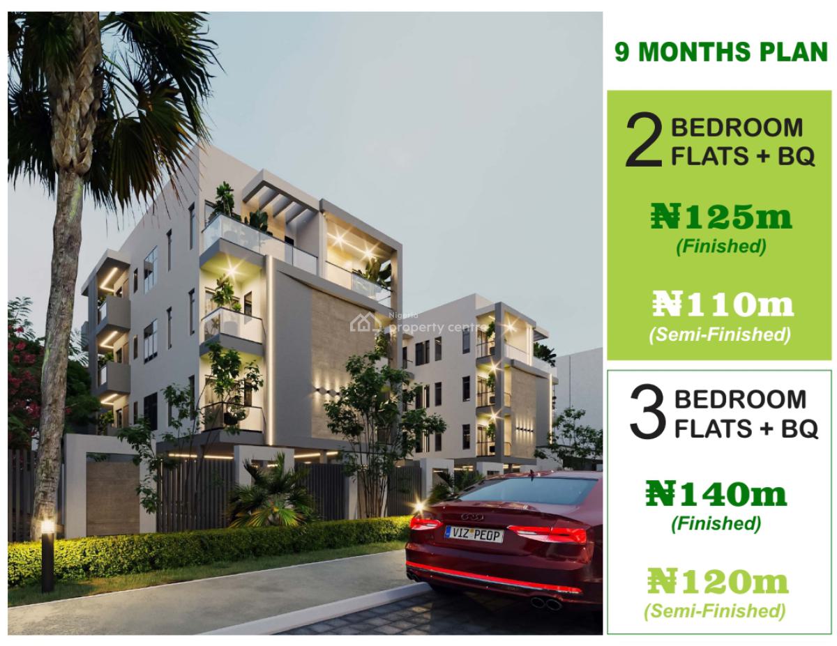 2 Bedroom Flats with Bq, Katampe By Jahi, Katampe, Abuja, Flat / Apartment for Sale