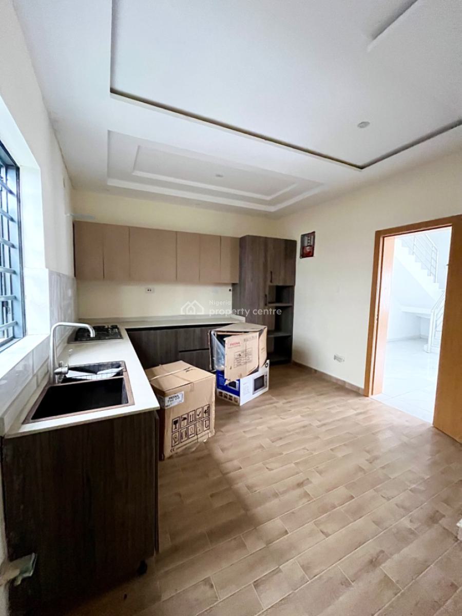 Elegant 4 Bedroom Semi- Detached Duplex with a Maid Room and Security, Atlantic View Estate, Ologolo, Lekki, Lagos, Semi-detached Duplex for Rent