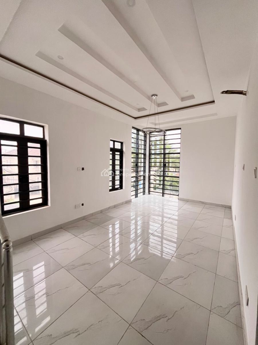 Elegant 4 Bedroom Semi- Detached Duplex with a Maid Room and Security, Atlantic View Estate, Ologolo, Lekki, Lagos, Semi-detached Duplex for Rent