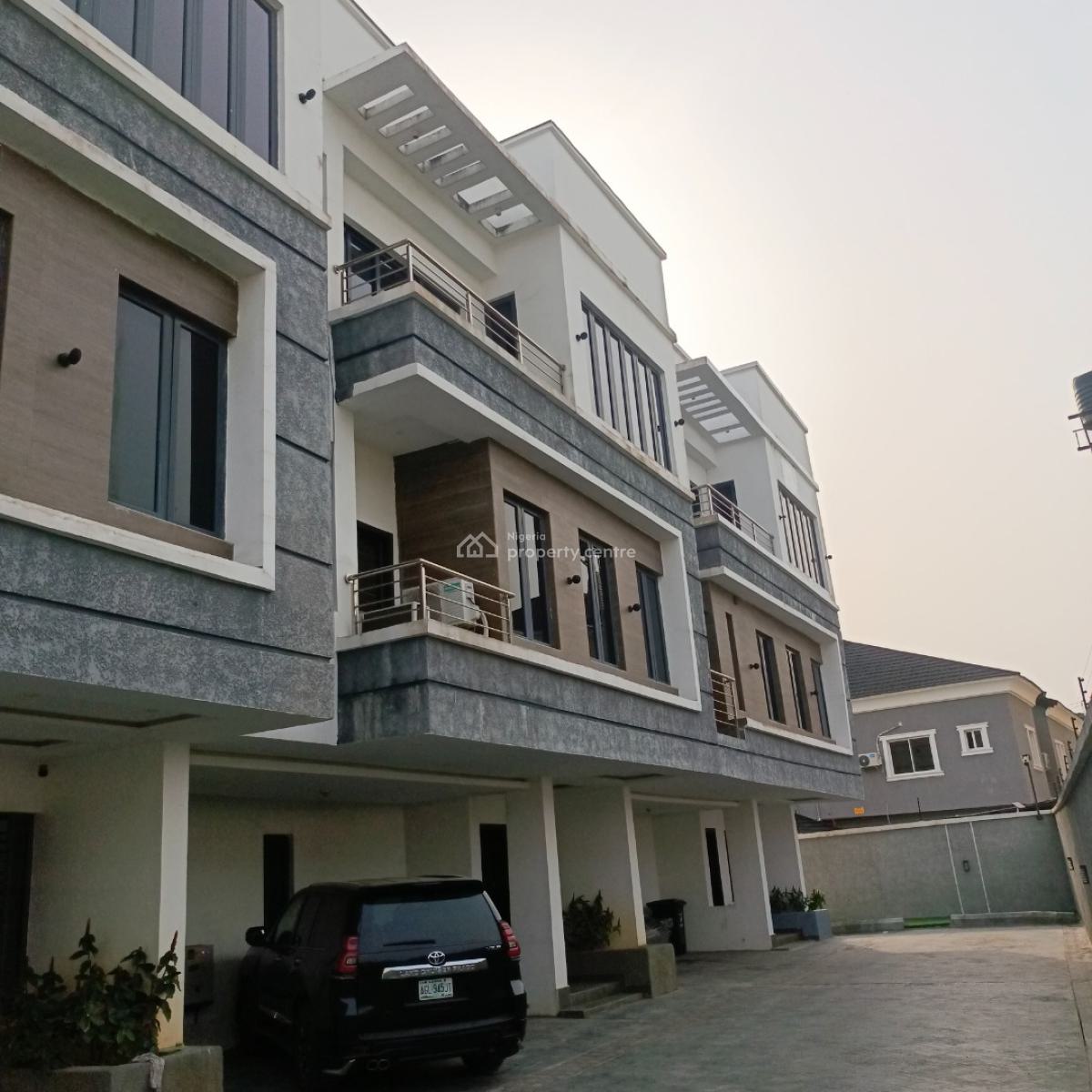 4 Bedroom Terrace with Bq, Off Ilasan Ikate Elegushi Lekki Lagos, Ikate Elegushi, Lekki, Lagos, Terraced Duplex for Rent