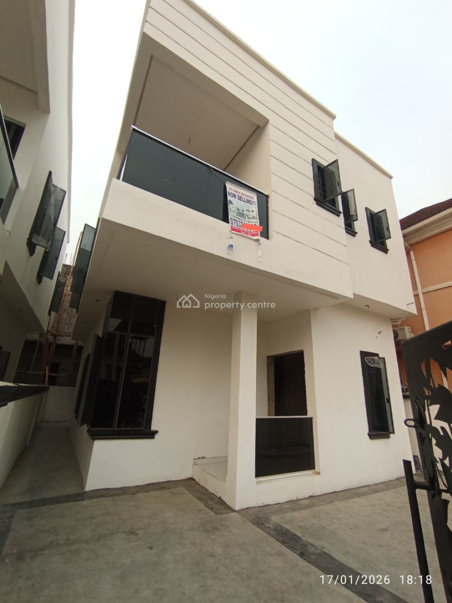 Four Bedrooms Fully Detached Duplex, Greenfield Estate, Ago Palace, Isolo, Lagos, Detached Duplex for Sale
