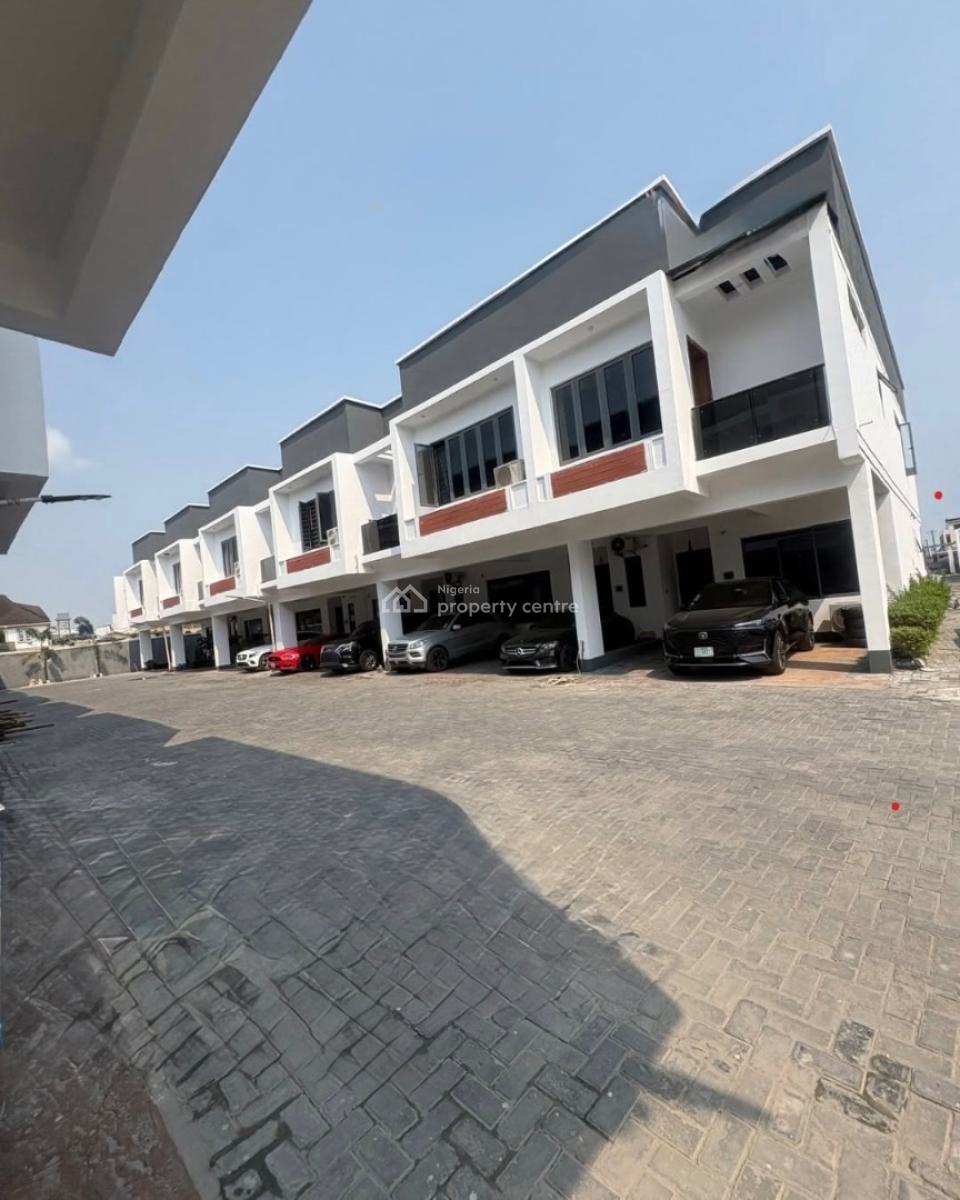 Well Spaced 4 Bedroom Terrace with Pool & Gym, Serviced 4 Bedroom Duplex for Rent, Ologolo, Lekki, Lagos, Terraced Duplex for Rent