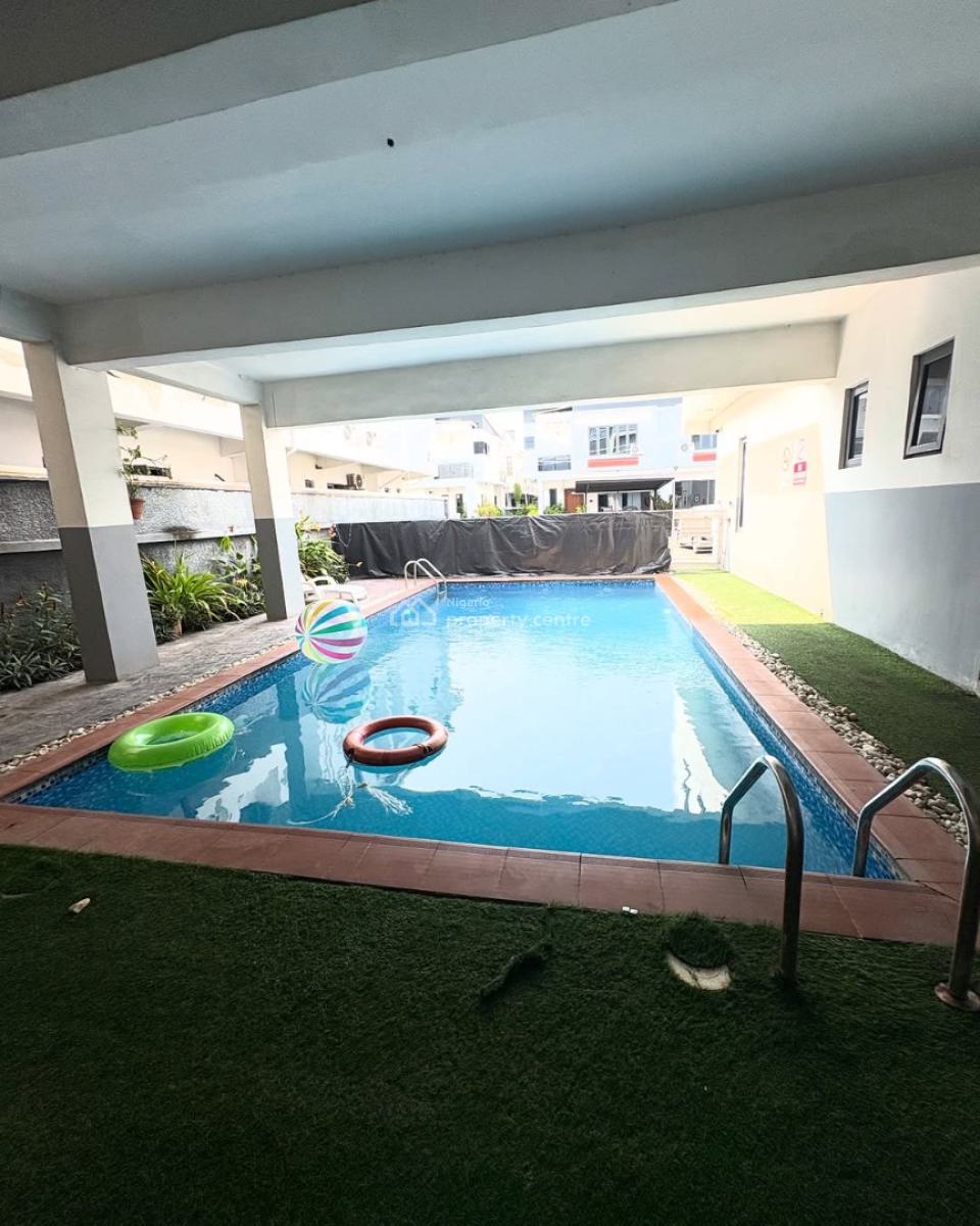 Well Spaced 4 Bedroom Terrace with Pool & Gym, Serviced 4 Bedroom Duplex for Rent, Ologolo, Lekki, Lagos, Terraced Duplex for Rent