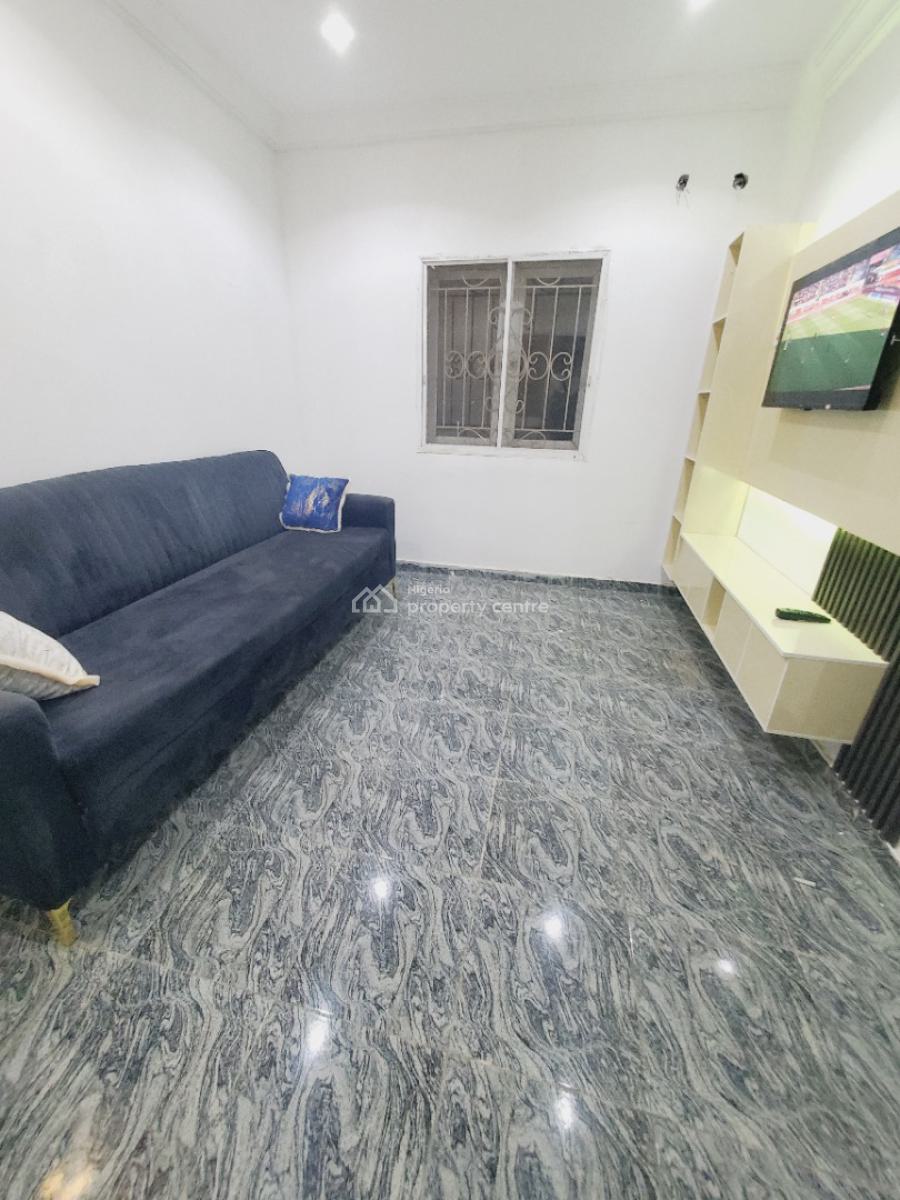 *luxurious Furnished & Serviced 1bedroom Flat with 2 Toilets, By Berger Clinic, Life Camp, Abuja, Mini Flat (room and Parlour) for Rent