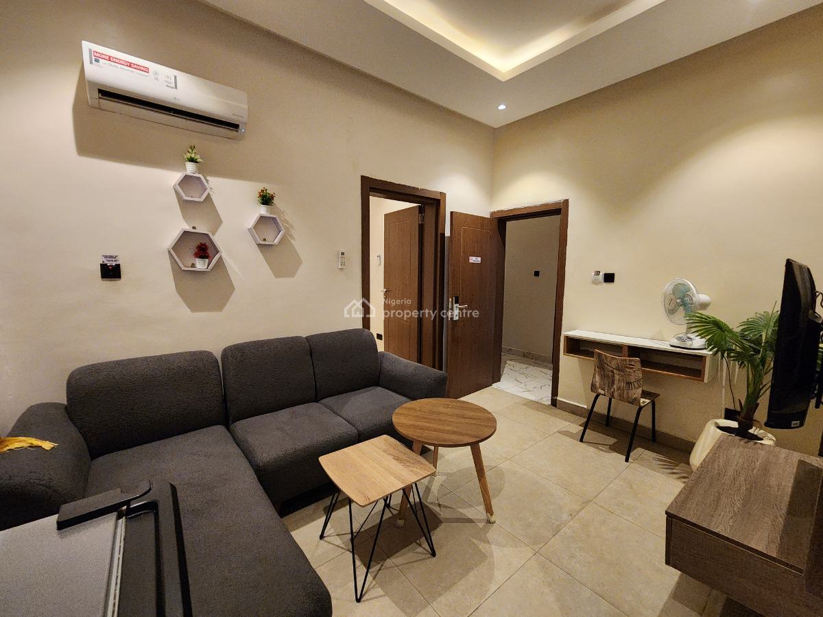 Fully Furnished and Serviced Luxury One Bedroom Apartment at Life Camp, Behind Godab Estate, Life Camp, Abuja, Mini Flat (room and Parlour) for Rent
