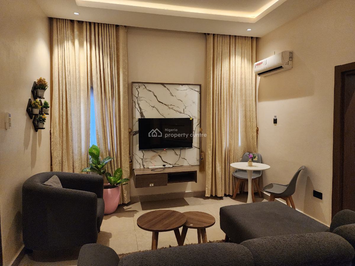 Luxuriously Furnished and Well Located 2 Bedroom Apartment at Abuja, Behind Godab Estate, Life Camp, Abuja, Mini Flat (room and Parlour) for Rent