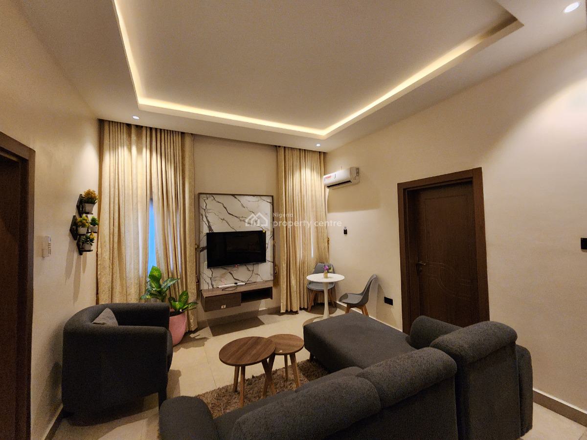 Luxuriously Furnished and Well Located 2 Bedroom Apartment at Abuja, Behind Godab Estate, Life Camp, Abuja, Mini Flat (room and Parlour) for Rent