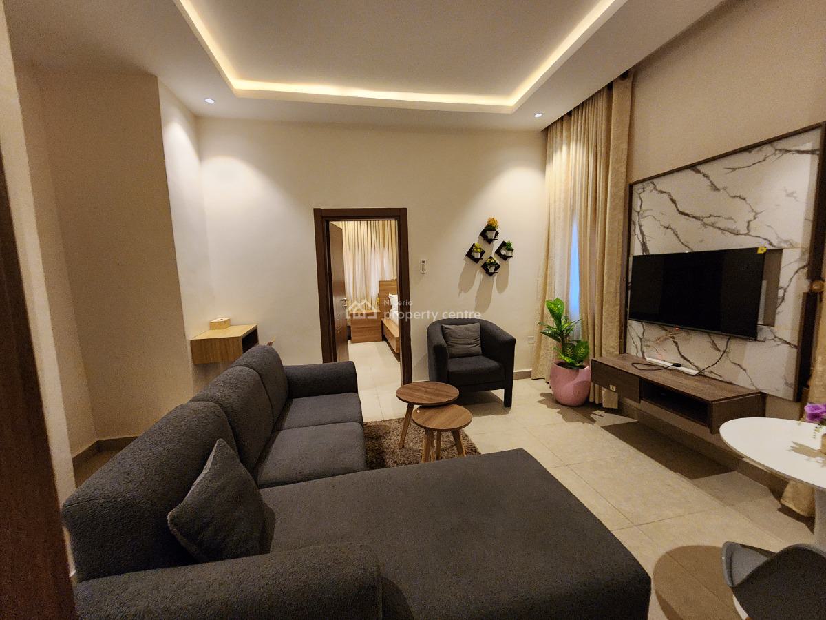 Luxuriously Furnished and Well Located 2 Bedroom Apartment at Abuja, Behind Godab Estate, Life Camp, Abuja, Mini Flat (room and Parlour) for Rent