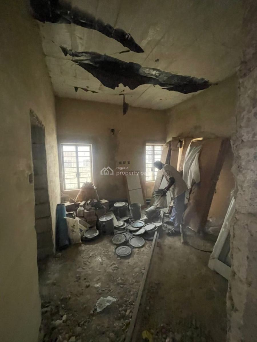 4 Bedroom Fully Detached Duplex with Bq and Study (semi-finished), Lugbe District, Abuja, Detached Duplex for Sale