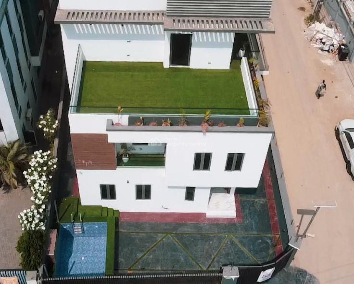 5 Bedroom Contemporary Detached Duplex, 5 Bedroom Contemporary Detached Duplex with Swimming Pool, Study Room, Ikate, Lekki, Lagos, Detached Duplex for Sale