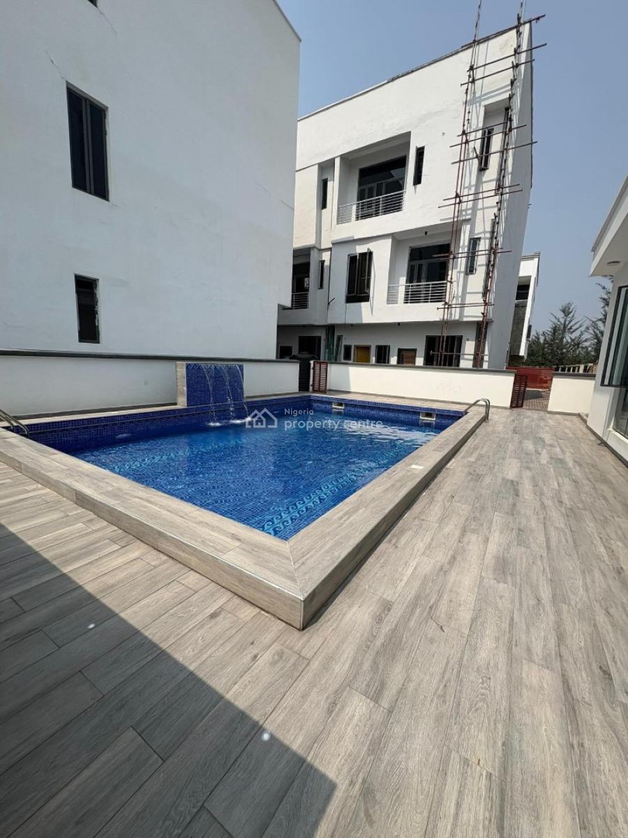 Furnished 3 Bedroom Terrace with Pool & Study, 3 Bedroom Duplex for Rent, Lekki Phase 1, Lekki, Lagos, Terraced Duplex for Rent