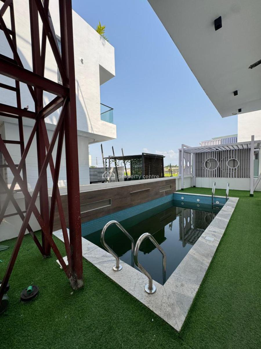 Luxuriously Built 5 Bedrooms Fully Detached Duplex with Cinema, Pool, Osapa, Lekki, Lagos, Detached Duplex for Sale