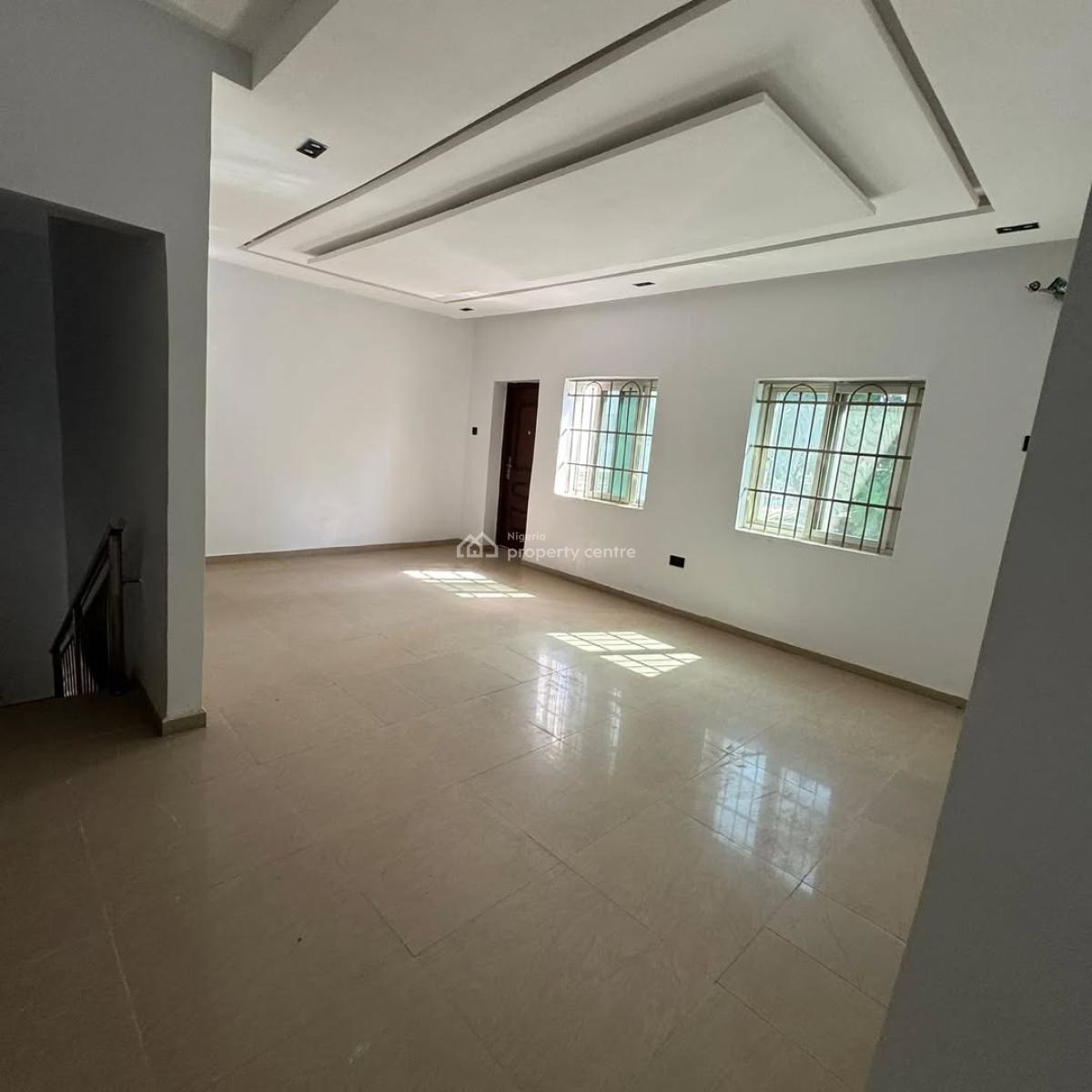 Well Built  Bedroom Terrace Duplex on a Single Floor, 2 Living Room, Kado, Abuja, Terraced Duplex for Rent