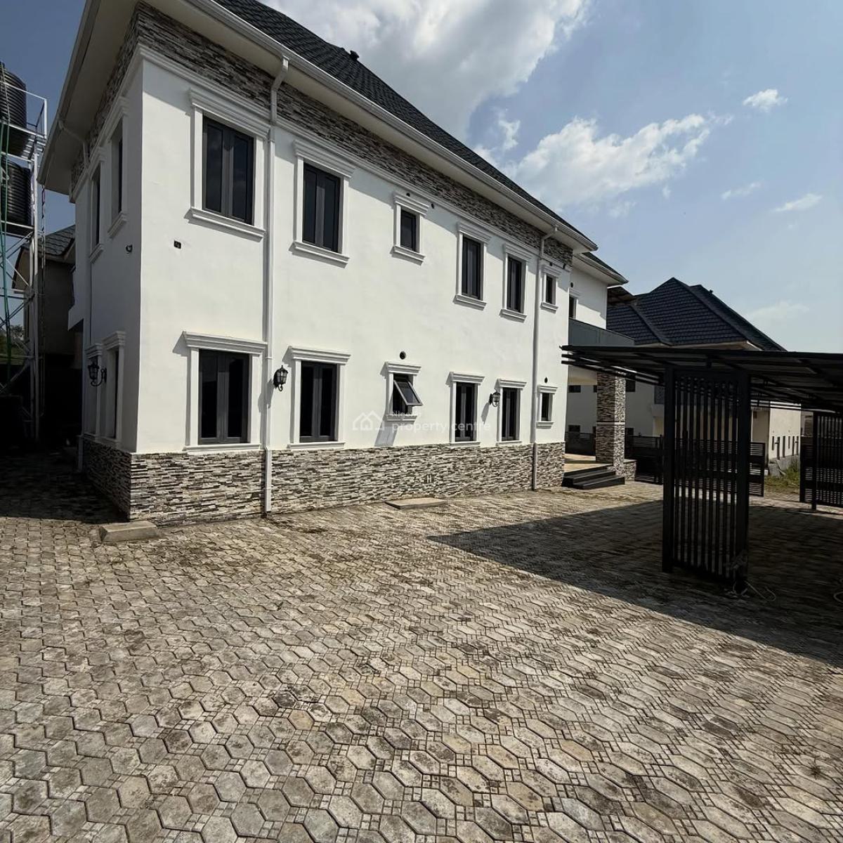 Solidly Built 5 Bedroom Semi Detached Duplex with 1 Room Bq, Admiralty Estate, Navy Town, Asokoro District, Abuja, Semi-detached Duplex for Sale