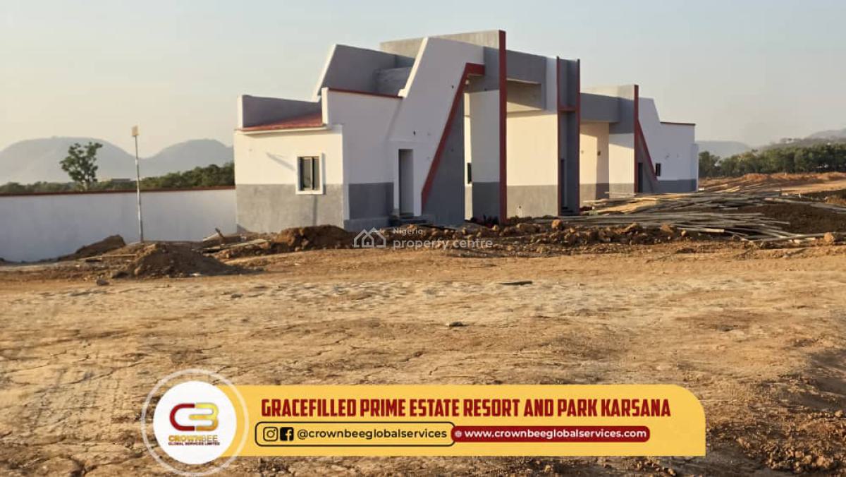 Luxury Duplex Land in Karasana, Gracefilled Prime Estate Resort and Park Karasana, Karsana East, Karsana, Abuja, Residential Land for Sale