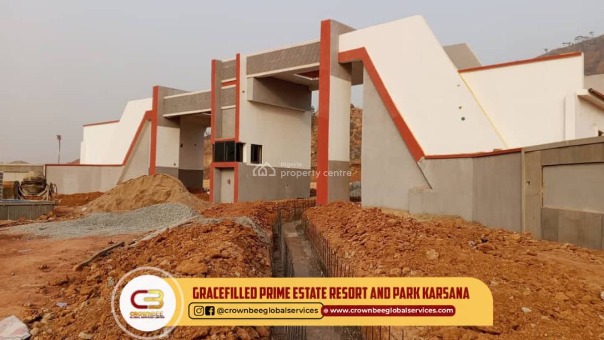 Luxury Duplex Land in Karasana, Gracefilled Prime Estate Resort and Park Karasana, Karsana East, Karsana, Abuja, Residential Land for Sale