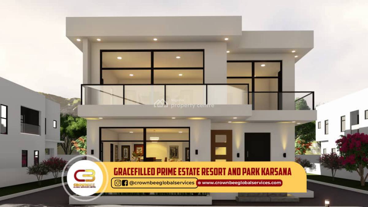 Luxury Duplex Land in Karasana, Gracefilled Prime Estate Resort and Park Karasana, Karsana East, Karsana, Abuja, Residential Land for Sale