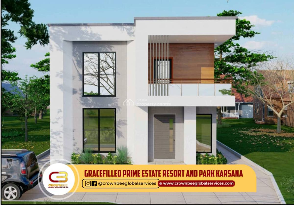 Luxury Duplex Land in Karasana, Gracefilled Prime Estate Resort and Park Karasana, Karsana East, Karsana, Abuja, Residential Land for Sale