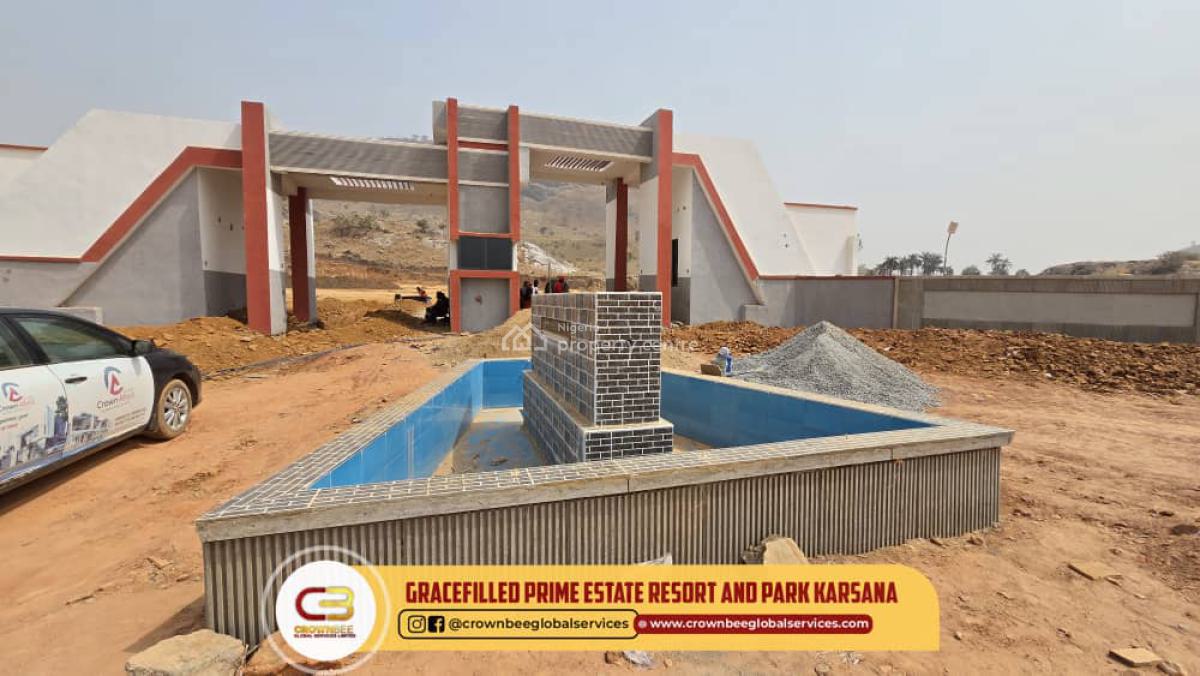 Luxury Duplex Land in Karasana, Gracefilled Prime Estate Resort and Park Karasana, Karsana East, Karsana, Abuja, Residential Land for Sale