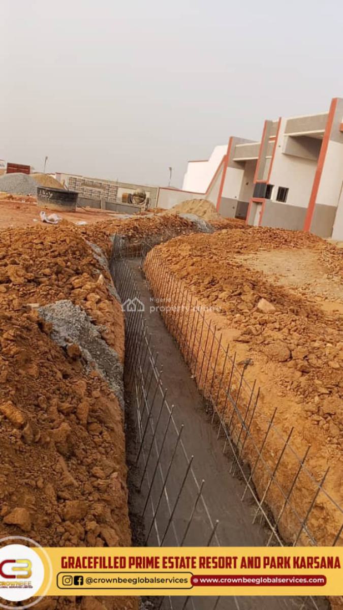 Luxury Duplex Land in Karasana, Gracefilled Prime Estate Resort and Park Karasana, Karsana East, Karsana, Abuja, Residential Land for Sale