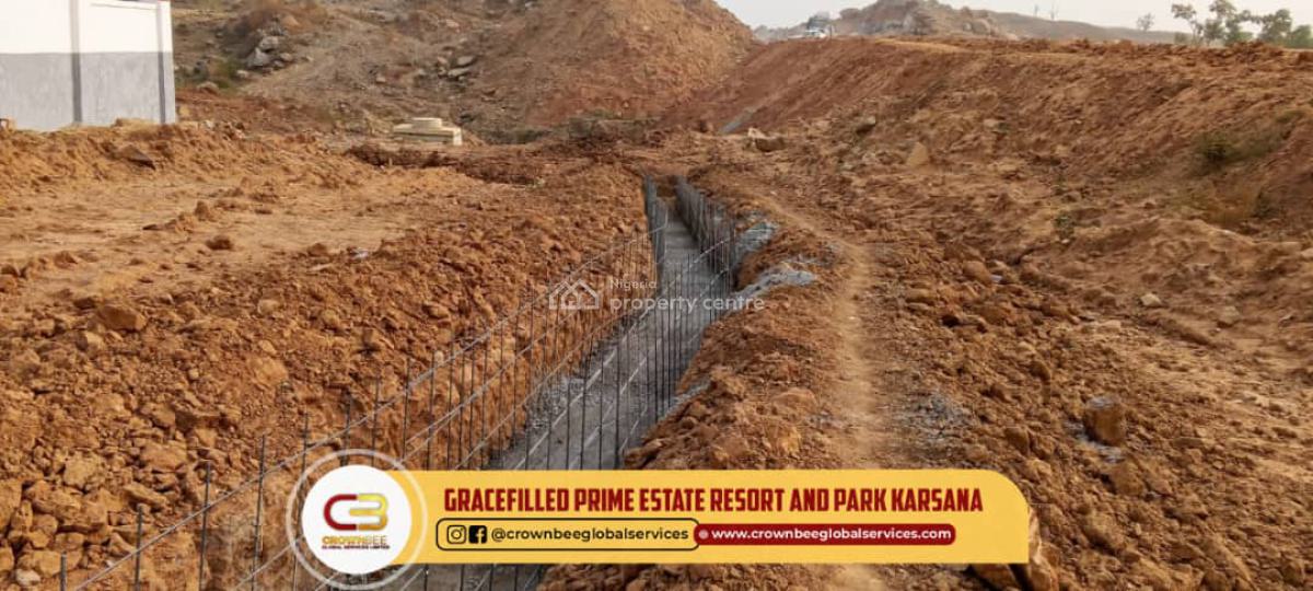 Luxury Duplex Land in Karasana, Gracefilled Prime Estate Resort and Park Karasana, Karsana East, Karsana, Abuja, Residential Land for Sale