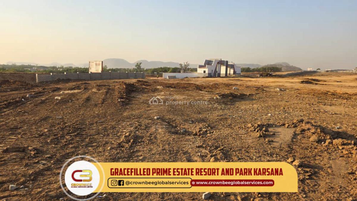 Luxury Duplex Land in Karasana, Gracefilled Prime Estate Resort and Park Karasana, Karsana East, Karsana, Abuja, Residential Land for Sale