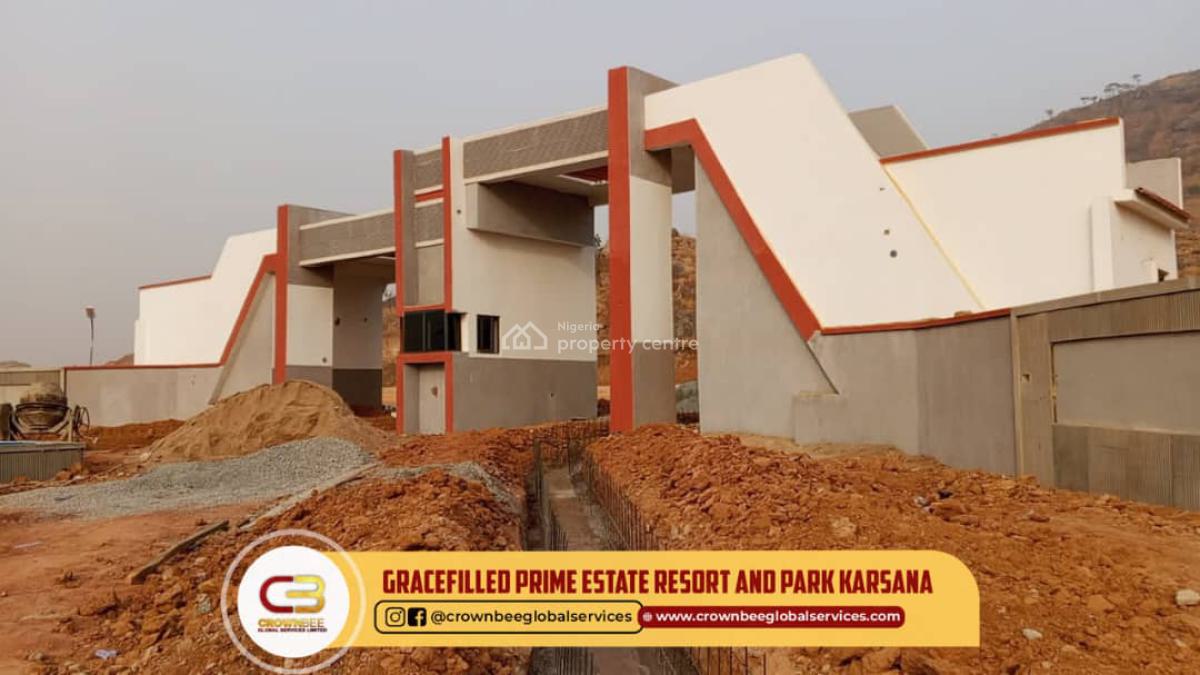 Luxury Duplex Land in Karasana, Gracefilled Prime Estate Resort and Park Karasana, Karsana East, Karsana, Abuja, Residential Land for Sale