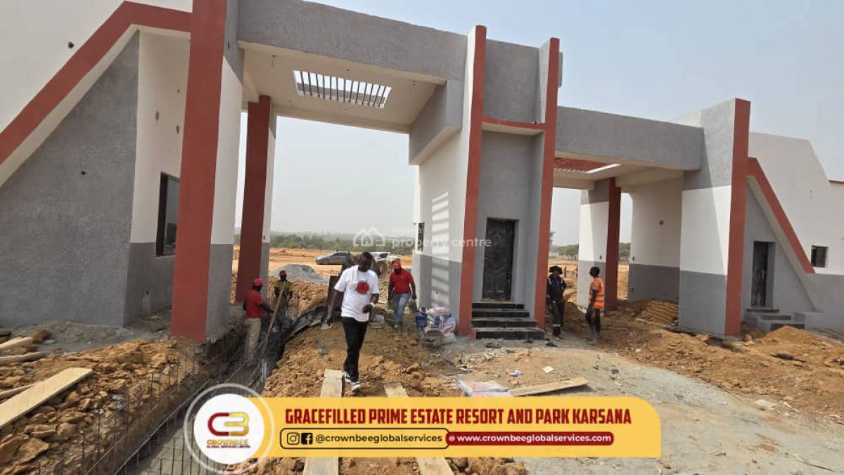 Luxury Duplex Land in Karasana, Gracefilled Prime Estate Resort and Park Karasana, Karsana East, Karsana, Abuja, Residential Land for Sale