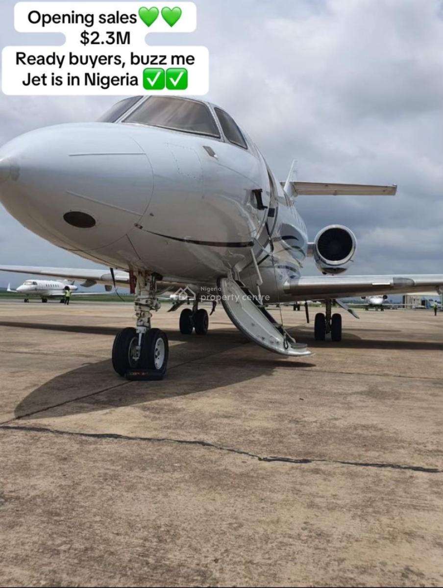 Private Jet Name: Hawker 800 Year : 2002, Asokoro District, Abuja, Commercial Property for Sale
