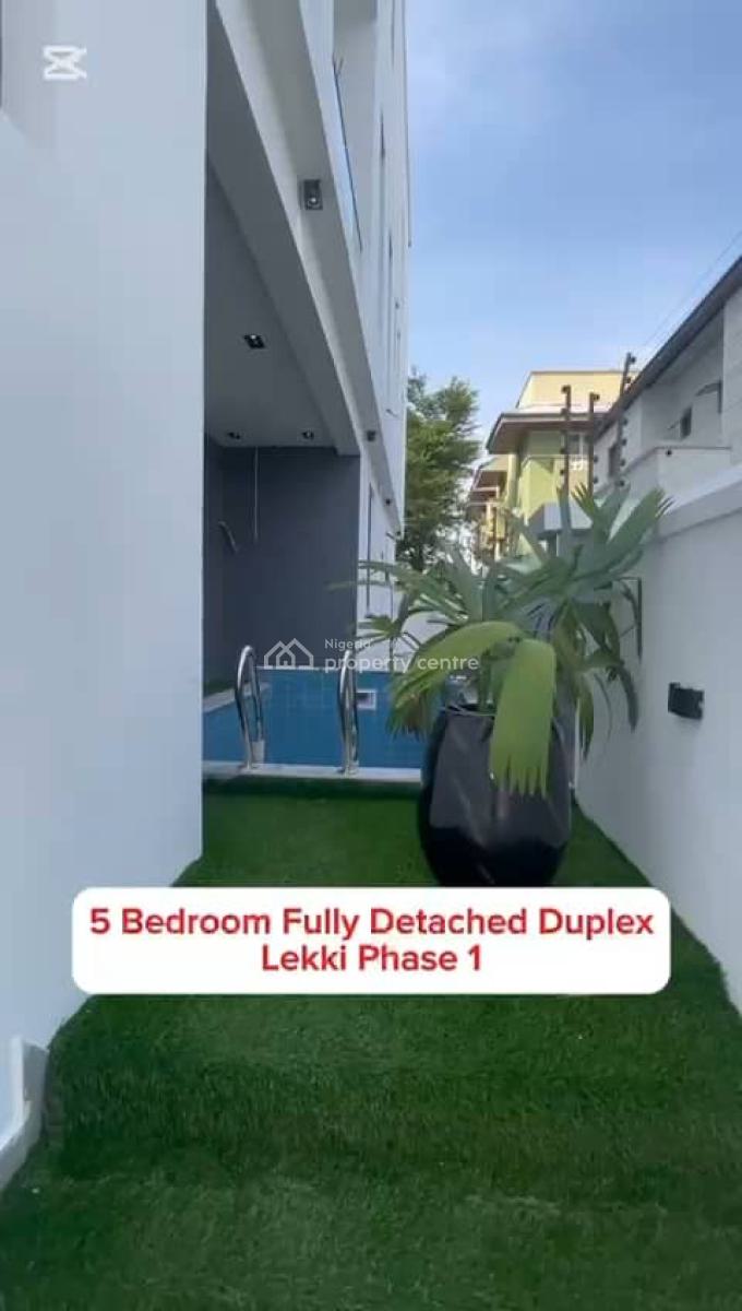 Spacious 5bedroom, Lekki Phase 1, Lekki, Lagos, Detached Duplex for Sale