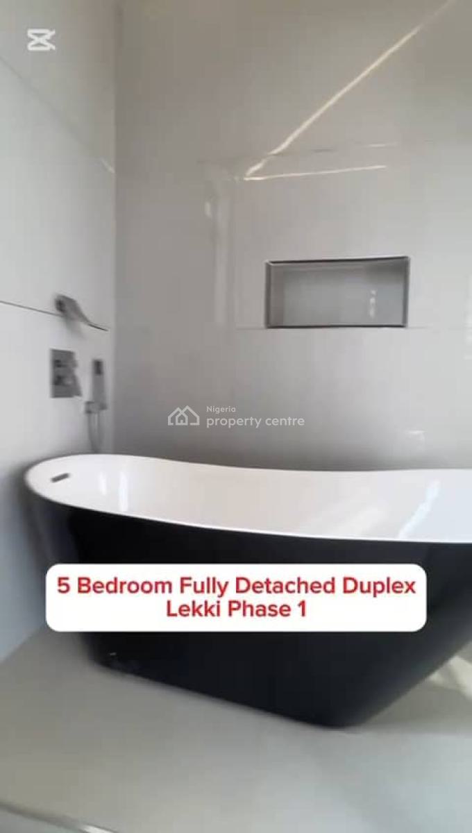 Spacious 5bedroom, Lekki Phase 1, Lekki, Lagos, Detached Duplex for Sale
