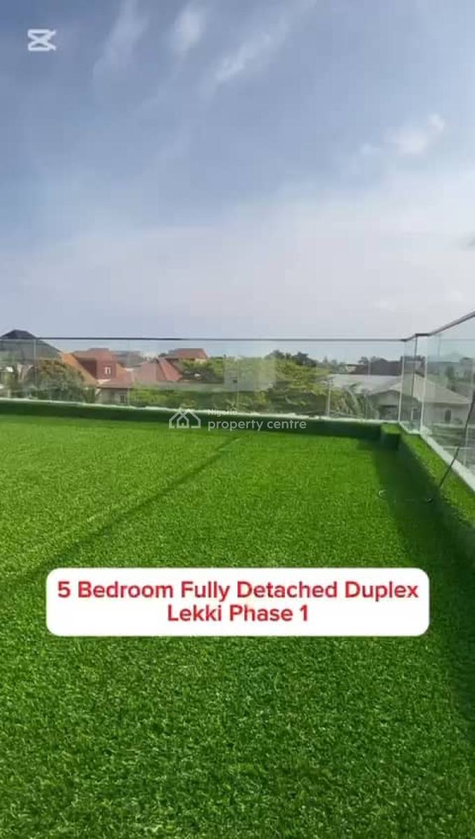 Spacious 5bedroom, Lekki Phase 1, Lekki, Lagos, Detached Duplex for Sale
