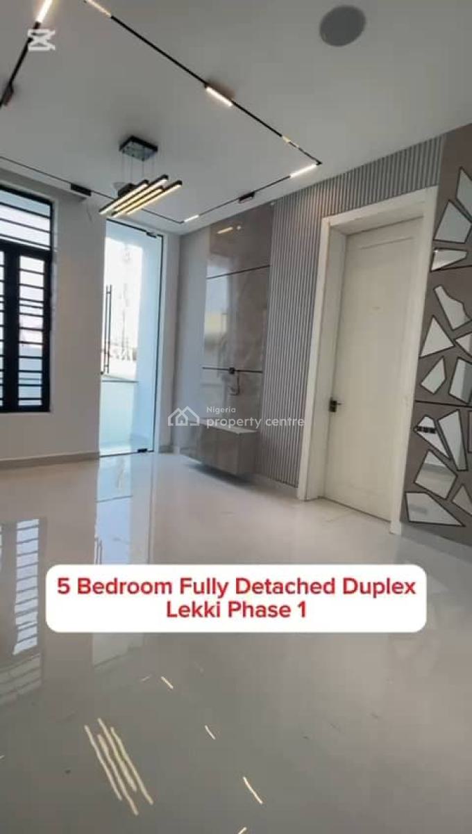 Spacious 5bedroom, Lekki Phase 1, Lekki, Lagos, Detached Duplex for Sale