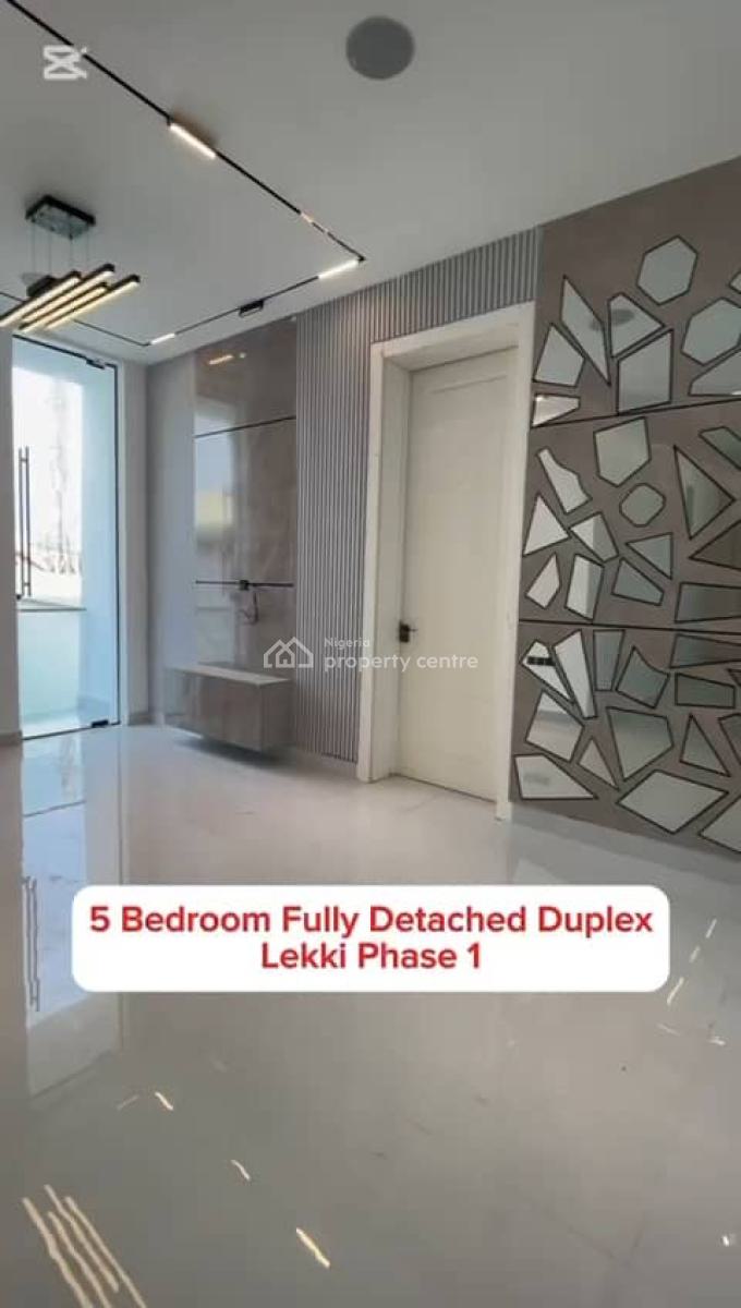 Spacious 5bedroom, Lekki Phase 1, Lekki, Lagos, Detached Duplex for Sale
