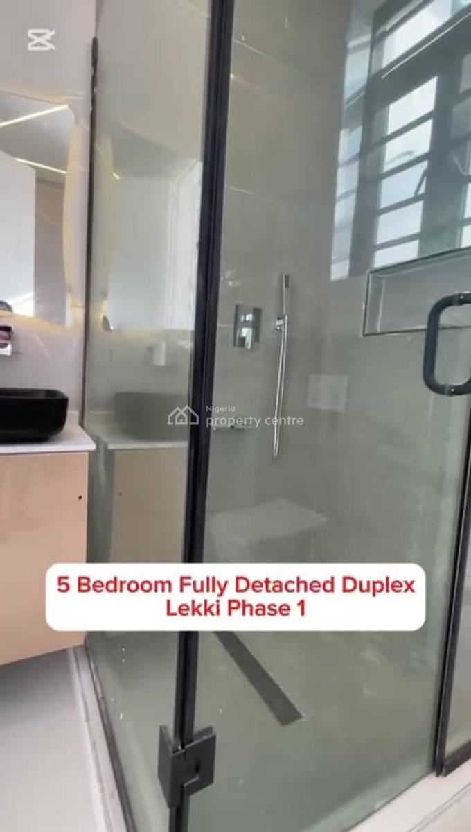 Spacious 5bedroom, Lekki Phase 1, Lekki, Lagos, Detached Duplex for Sale