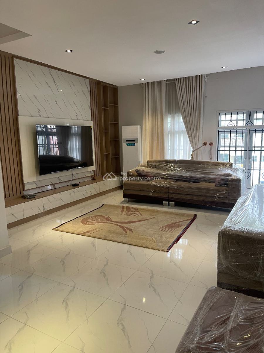 Fully Furnished 4 Bedroom House with an Office and Pool, Divine Homes, Ajah, Lagos, Semi-detached Duplex for Sale