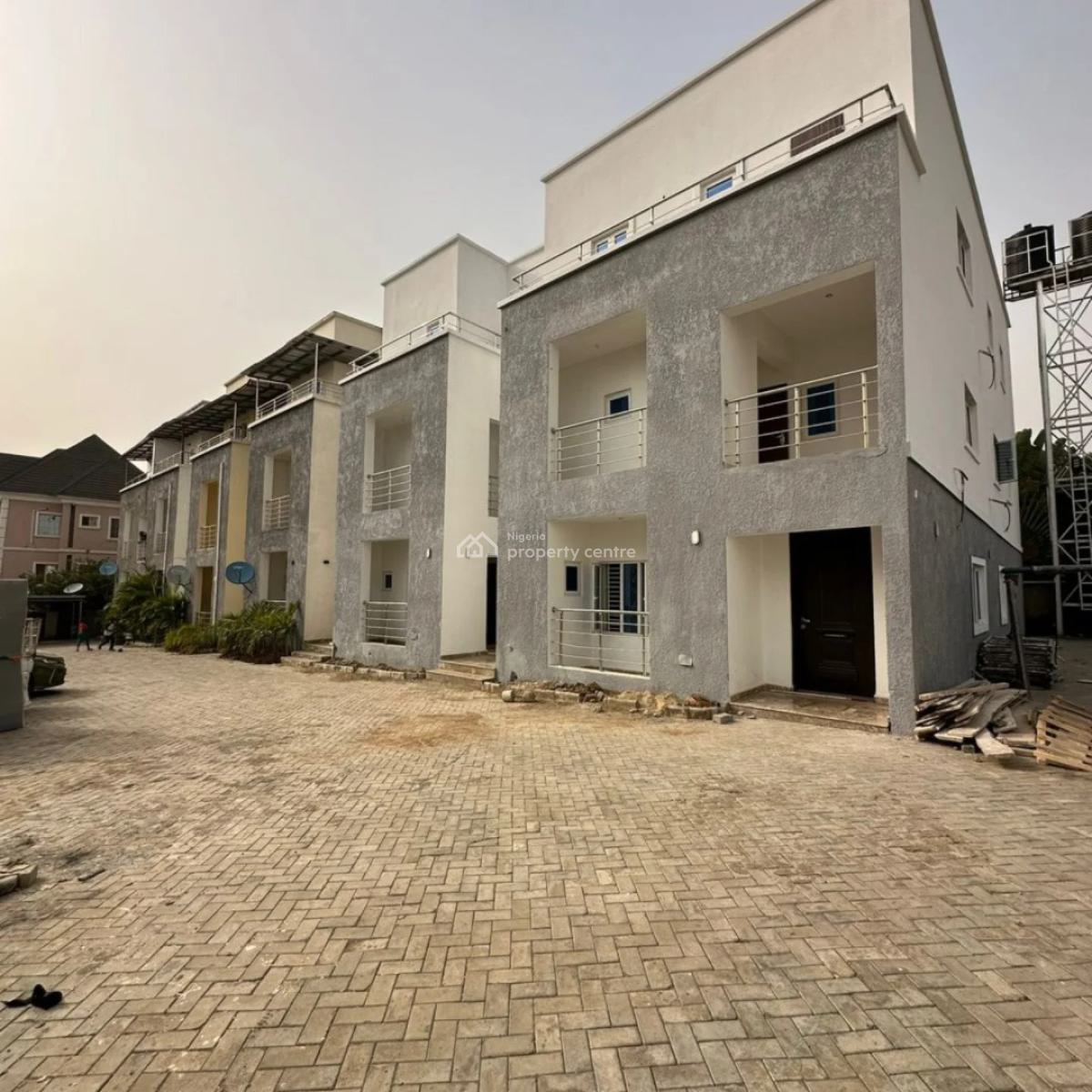 Well Finished 4 Bedrooms Terraced Duplex with Bq, Wuye, Abuja, Terraced Duplex for Sale