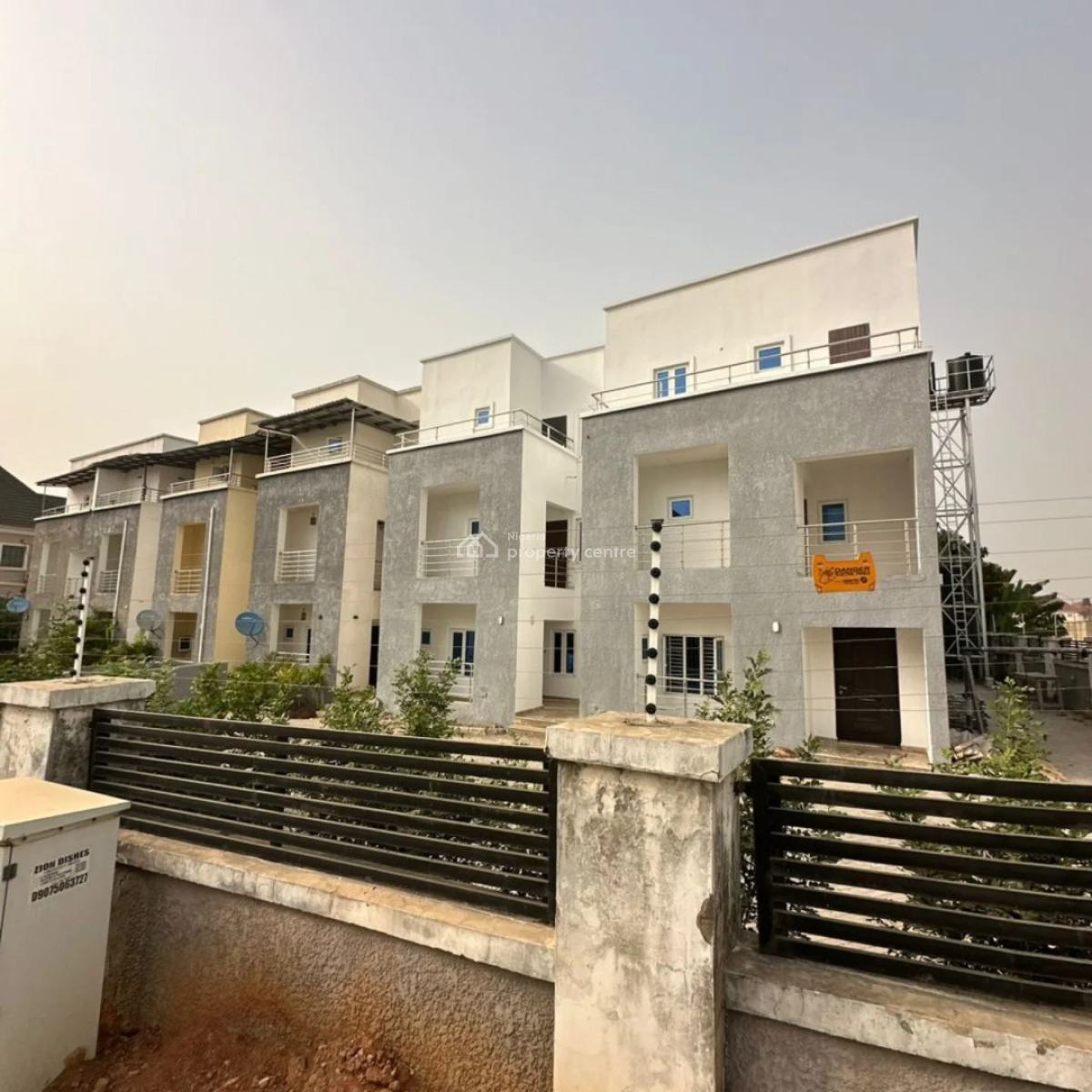 Well Finished 4 Bedrooms Terraced Duplex with Bq, Wuye, Abuja, Terraced Duplex for Sale