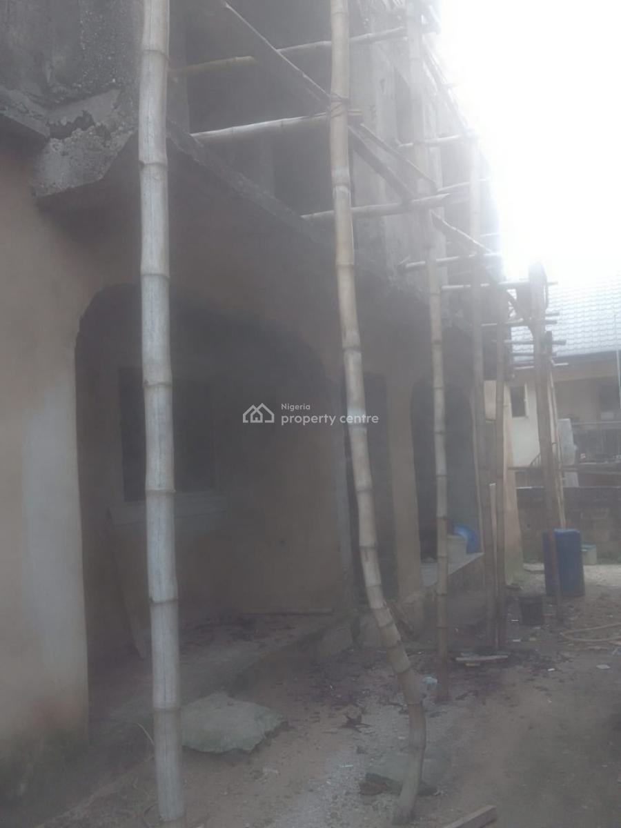 Uncompleted 12flats of 4units of 2bedroom with 8units Miniflats, Ariyibi Street Via University of Science and Technology First Gate, Odogunyan, Ikorodu, Lagos, Block of Flats for Sale