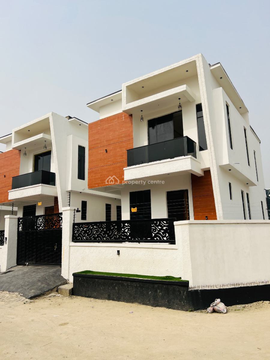 Contemporary 4 Bedroom Detached Duplex with a Bq, Sangotedo, Sangotedo, Ajah, Lagos, Detached Duplex for Sale