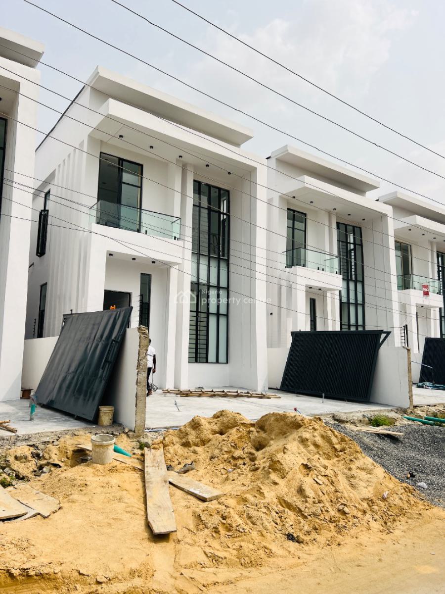 Contemporary 4 Bedroom Detached Duplex with a Bq in a Secured Estate, Sangotedo, Just After Lagos Business School, Sangotedo, Ajah, Lagos, Detached Duplex for Sale