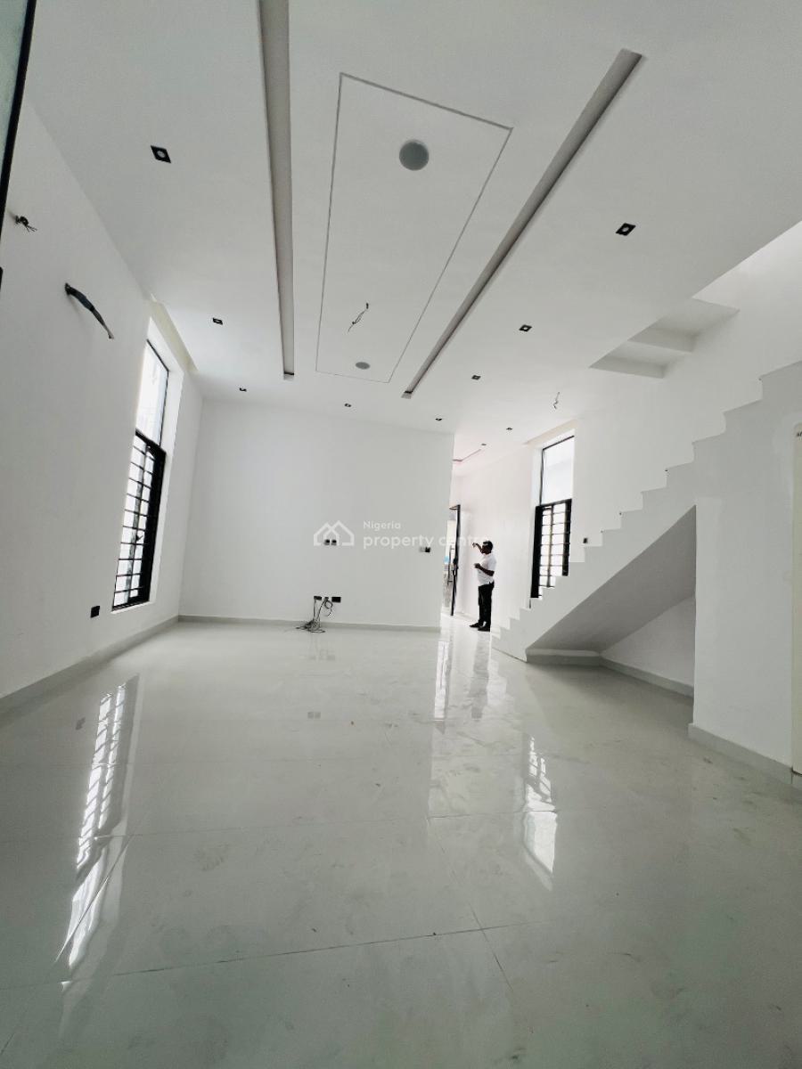 Contemporary 4 Bedroom Detached Duplex with a Bq in a Secured Estate, Sangotedo, Just After Lagos Business School, Sangotedo, Ajah, Lagos, Detached Duplex for Sale